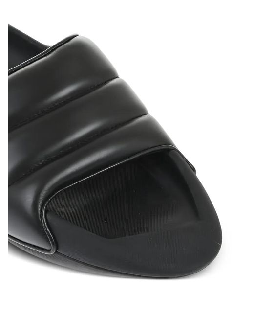 Balmain Gesteppte Sandalen in White für Herren