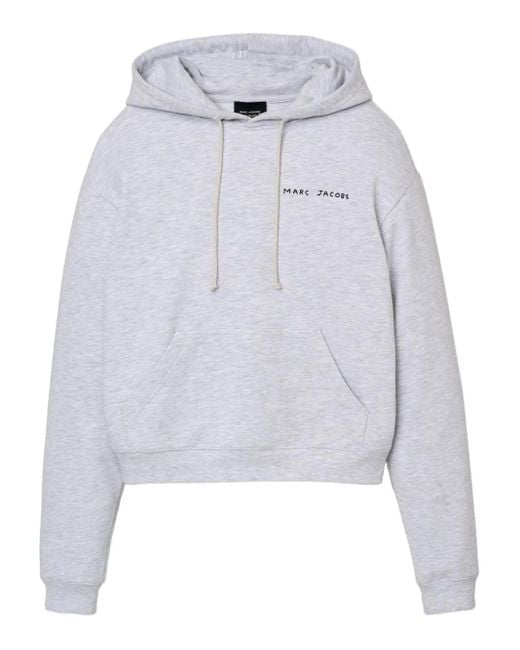 Marc Jacobs White Joy Graphic Cotton Hoodie