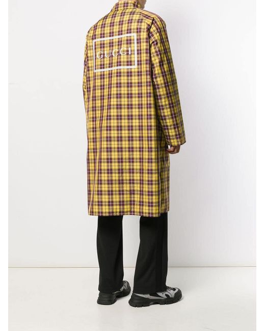 yellow trench coat mens