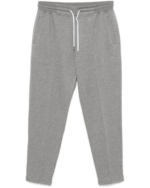 Brunello Cucinelli Gray Drawstring Sweat Pants for men