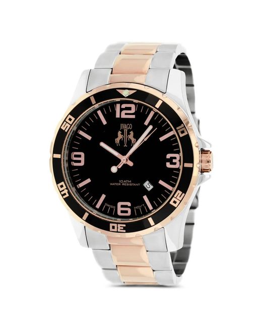 Jivago Black Ultimate Two-Tone Watch for men