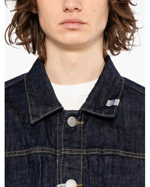 Maison Mihara Yasuhiro Blue Selvage Denim Jacket for men