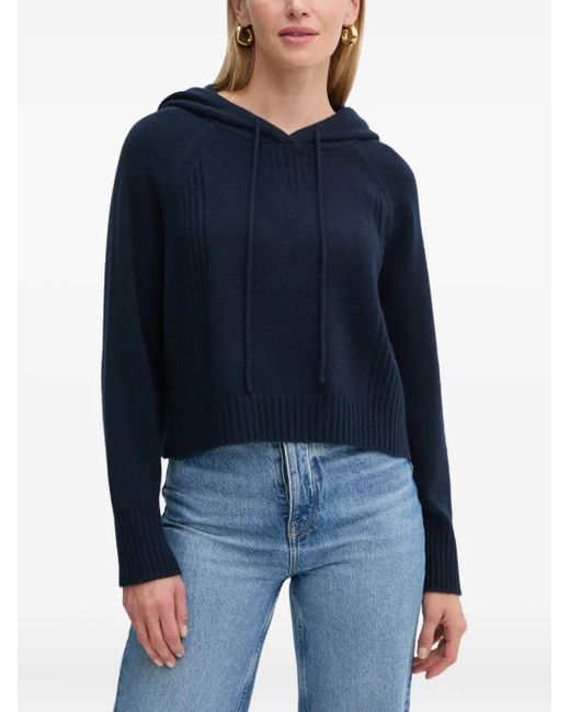 From Future Blue Cashmere Hoodie