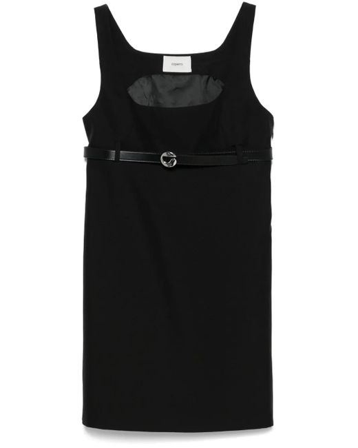 Abito Corto Con Cintura di Coperni in Black