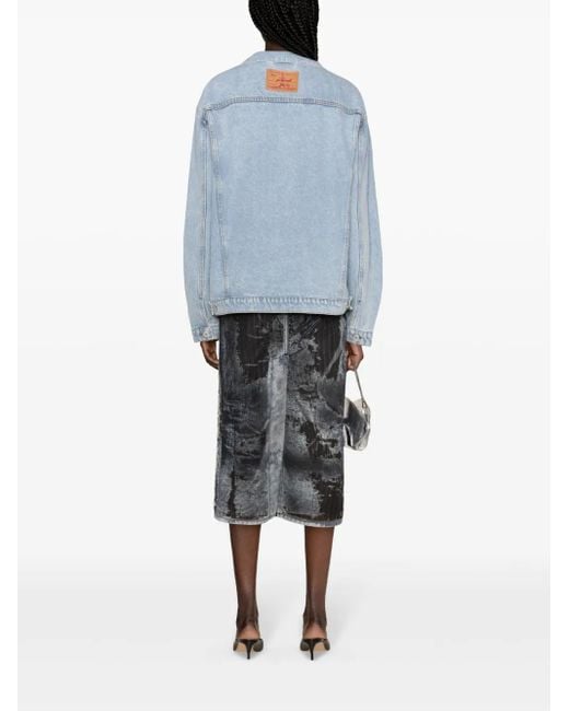 Y. Project Blue Evergreen Denim Jacket