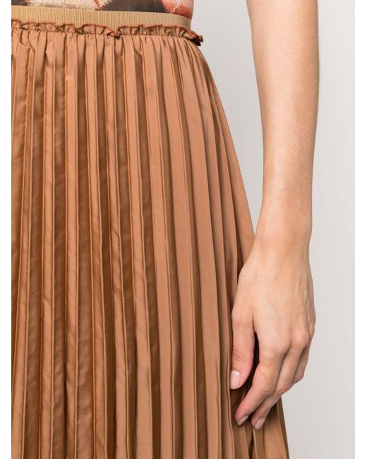 Valentino pleated midi skirt cheap