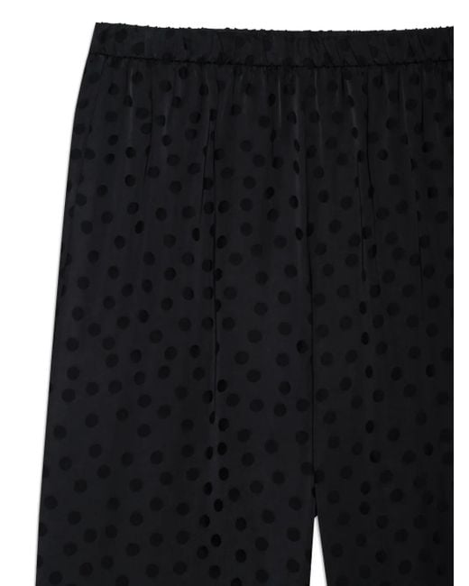 Anine Bing Elain Straight Broek in het Black