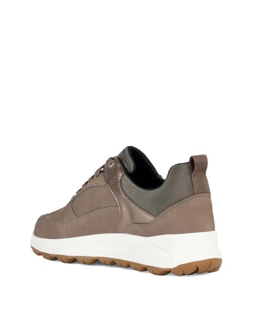 Geox Brown Spherica 4X4 Abx Sneakers