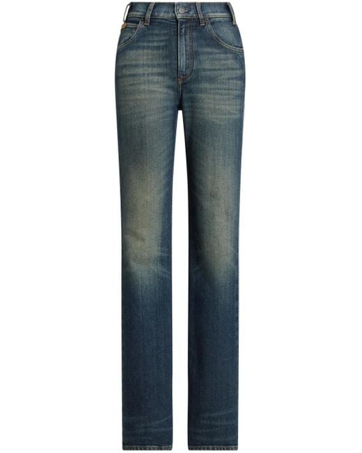 Ralph Lauren Blue Kaida Boot Cut Jeans