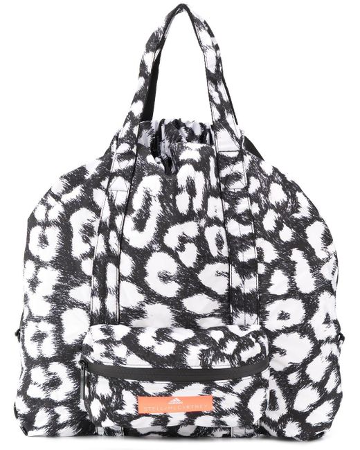 Bolsa de deporte con estampado de leopardo Adidas By Stella McCartney de color Black
