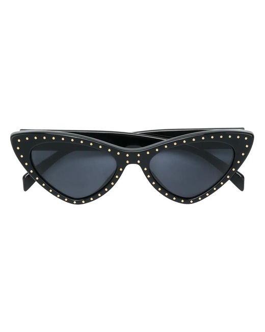 Moschino Black Cat Eye Sunglasses