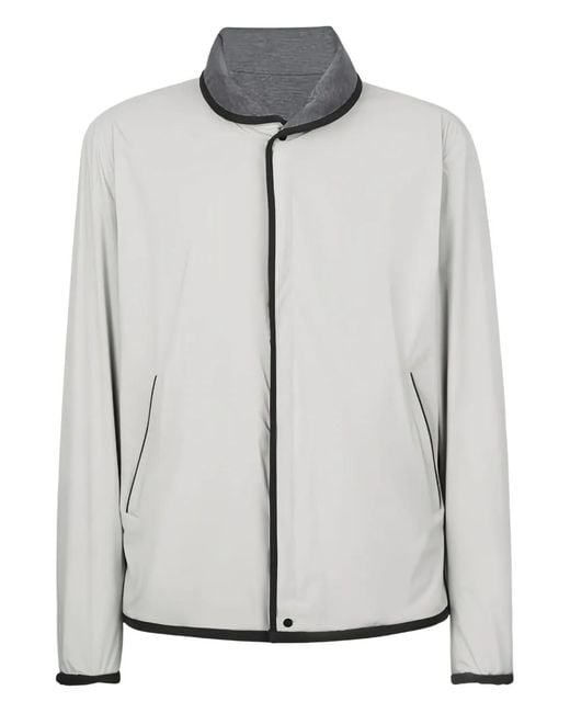 Sease Gray Reversible Zip-Front Jacket for men