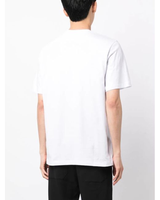 MSGM Blue Logo T-Shirt for men