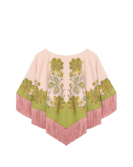 LaDoubleJ Mini Poncho in het Pink