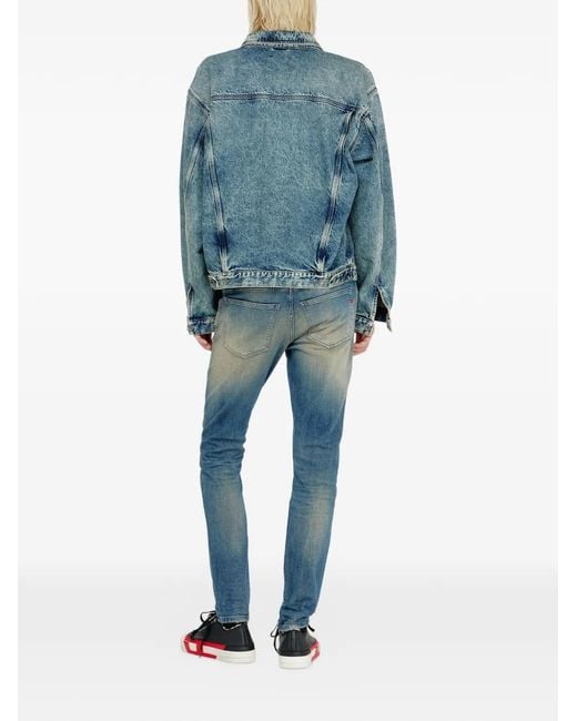 DIESEL Blue Jean Slim Taille Droite 2019 D-Strukt for men