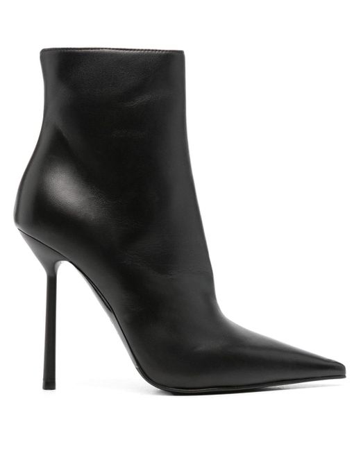 Le Silla Black Eva 120Mm Leather Ankle Boots