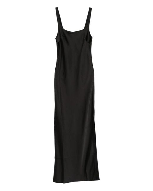 Samsøe & Samsøe Black Square-Neck Dress
