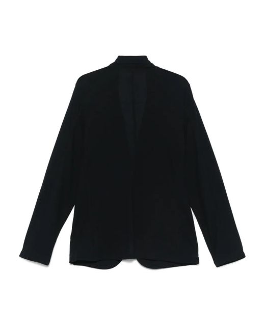 Zanone Black Cotton Blazer for men