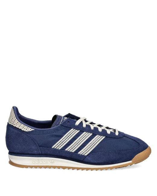 Adidas Blue Sl 72 Og Lace-Detail Sneakers