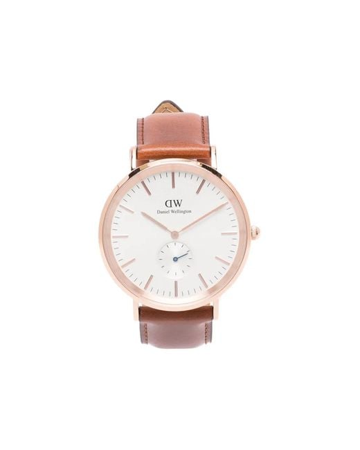 Daniel Wellington White Multi-Eye St Mawes-Leather-Strap 40Mm for men