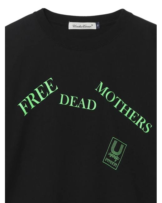 Undercover Black Graphic-Print T-Shirt for men