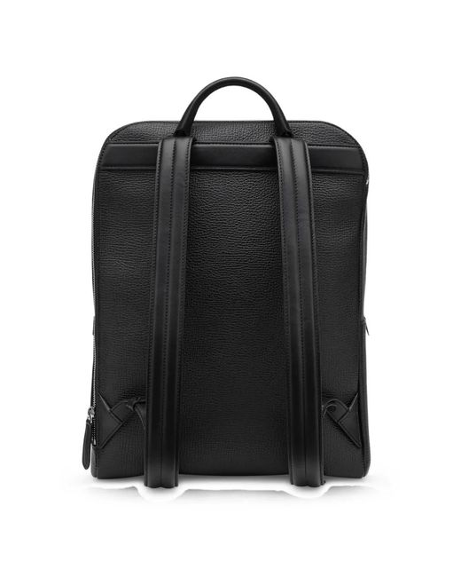 Smythson Black Ludlow Zip-Around Backpack