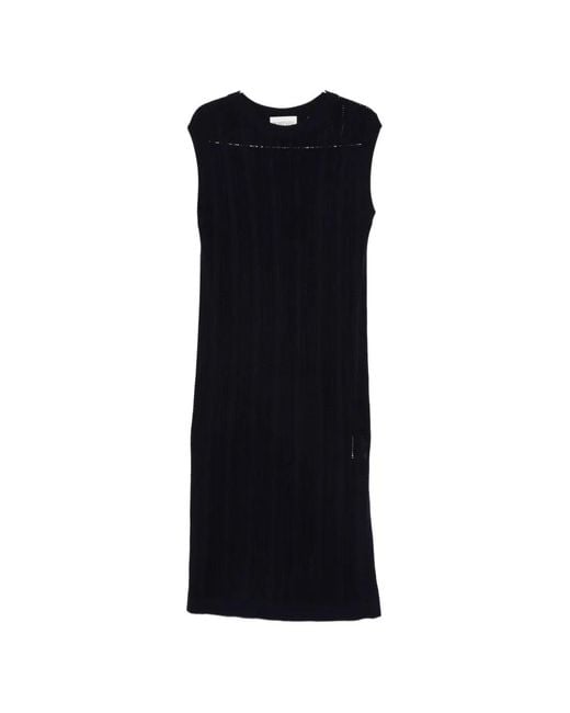 Bompard Gebreide Midi-Jurk in het Black