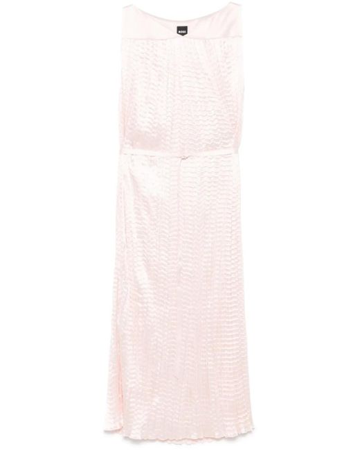 Boss Pink Davaria Midikleid