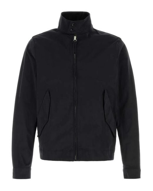 C P Company Blue Fly Zip-Front Jacket for men