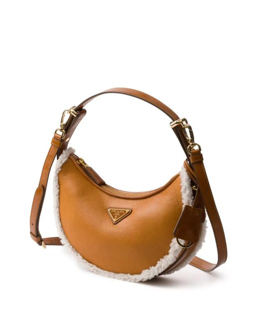 Bolso De Hombro Arqué Pequeño Prada de color Metallic