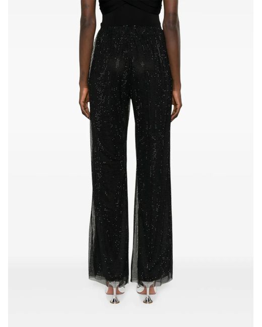 Philosophy Di Lorenzo Serafini Black Hose Aus Tüll Mit Kristallverzierung
