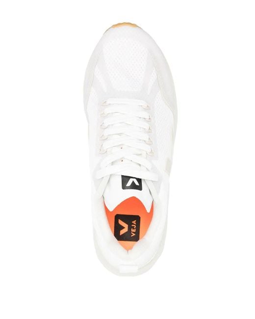 Veja White Tonal Chunky-Sole Sneakers