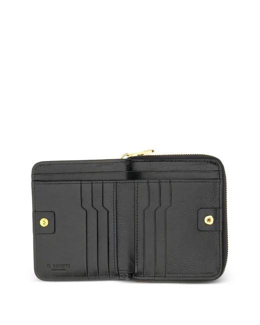 Il Bisonte Black Zipped Wallet