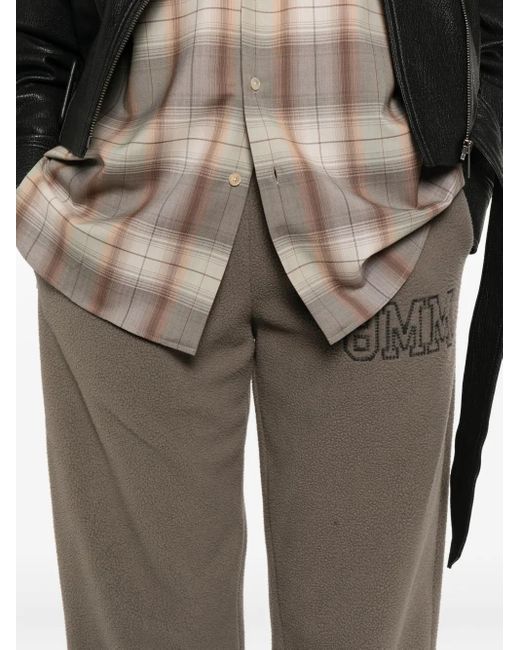 MM6 by Maison Martin Margiela フリース トラックパンツ Gray