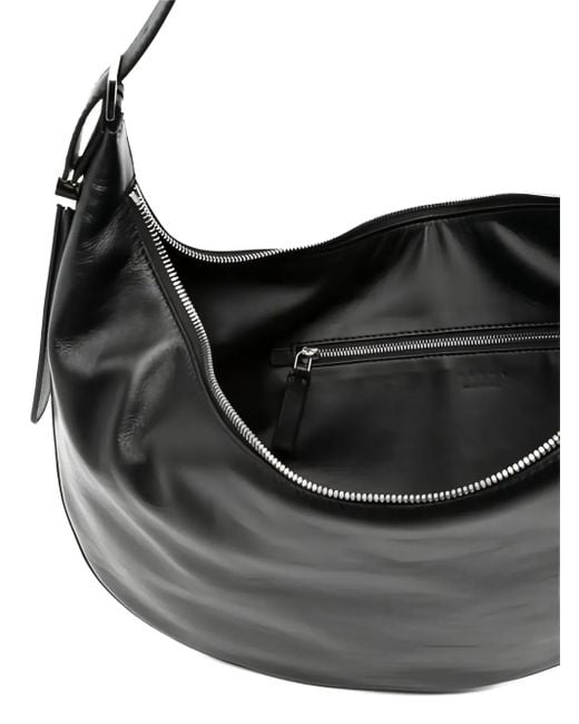 Borsa A Spalla Con Zip di Marni in Black