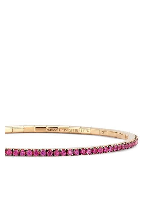 ’ROBERTO DEMEGLIO White Ruby Extensible Stretch Bracelet