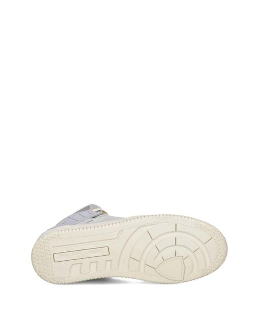 Philippe Model White La Grande High-Top Suede Sneakers for men