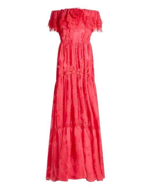 Etro Red Long Dress