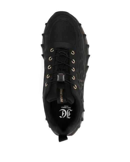 Just Cavalli Black Chunky Sneakers for men