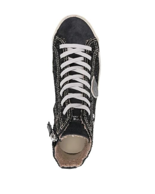 Philippe Model Black Prsx High Sneakers