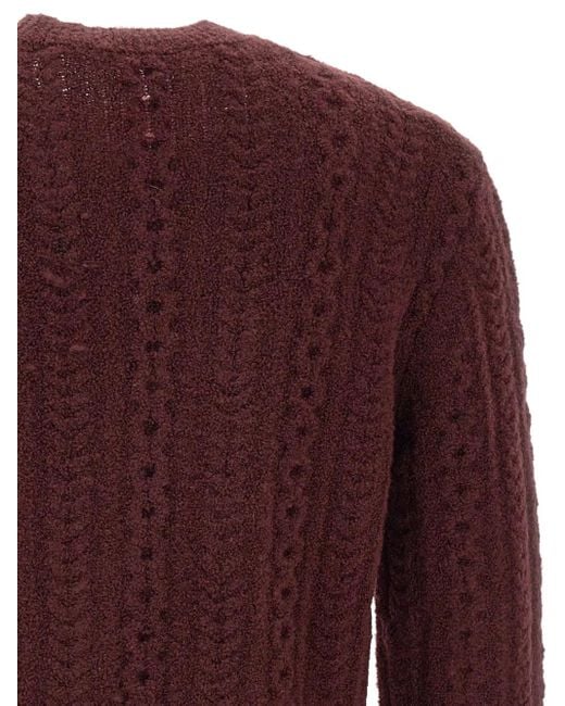 Paolo Pecora Purple Long-Sleeves Sweater for men