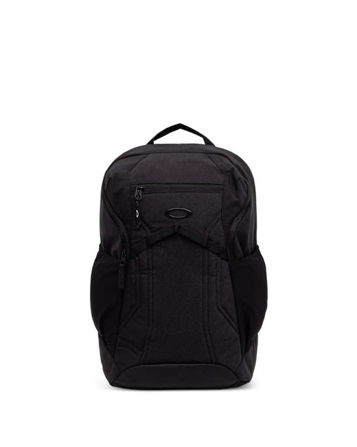 Oakley Black Enduro Logo-Plaque Zip-Fastening Backpack