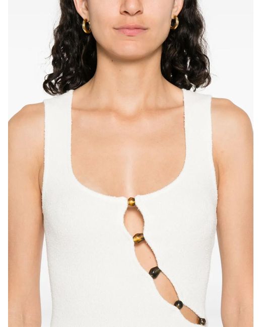 Sir White Cut-Out Detailed Dress