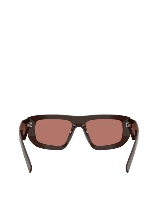 Prada Brown Lunettes De Soleil Symbole