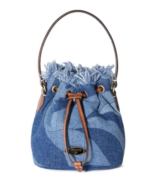 Emilio Pucci Yummy バケットバッグ Blue