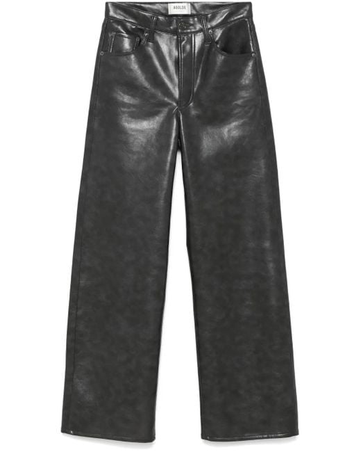 Agolde Gray Low Curve Trousers
