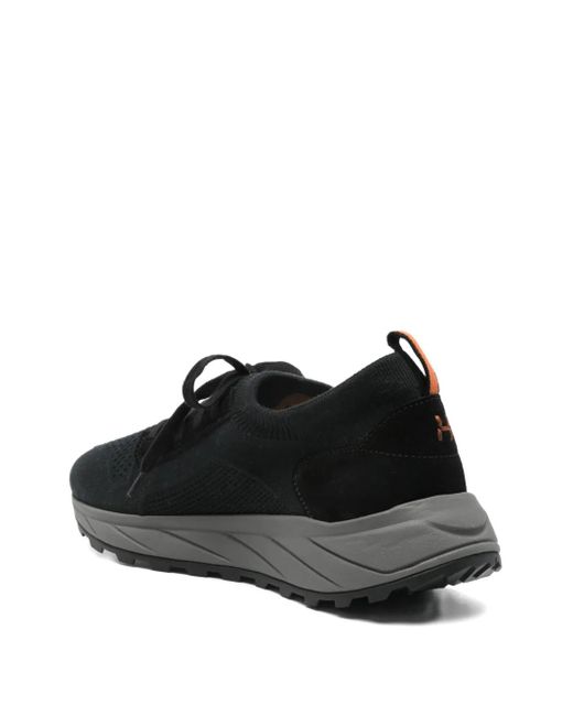 Henderson Black Apollo Leather Sneakers for men