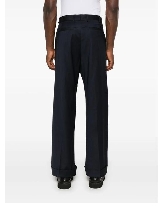 PT Torino Blue Edge Trousers for men