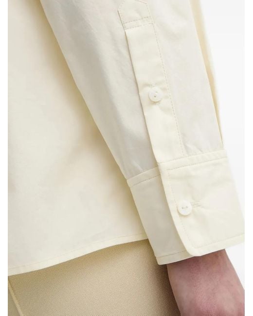 Isabelle Blanche White Belted Shirt Dress
