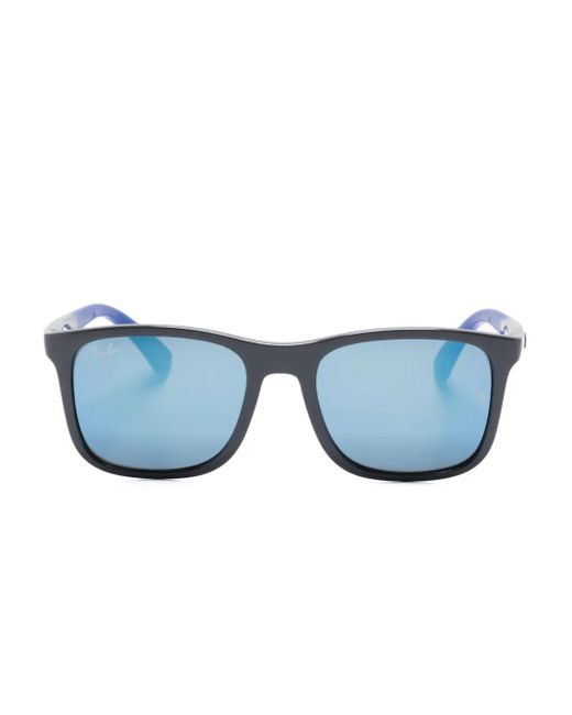 Occhiali Da Sole Rettangolari di Ray-Ban in Blue da Uomo